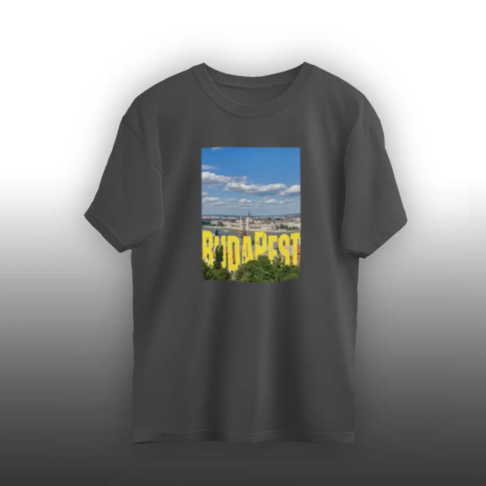 Budapest To You Unisex Oversize T-Shirt - Image 2