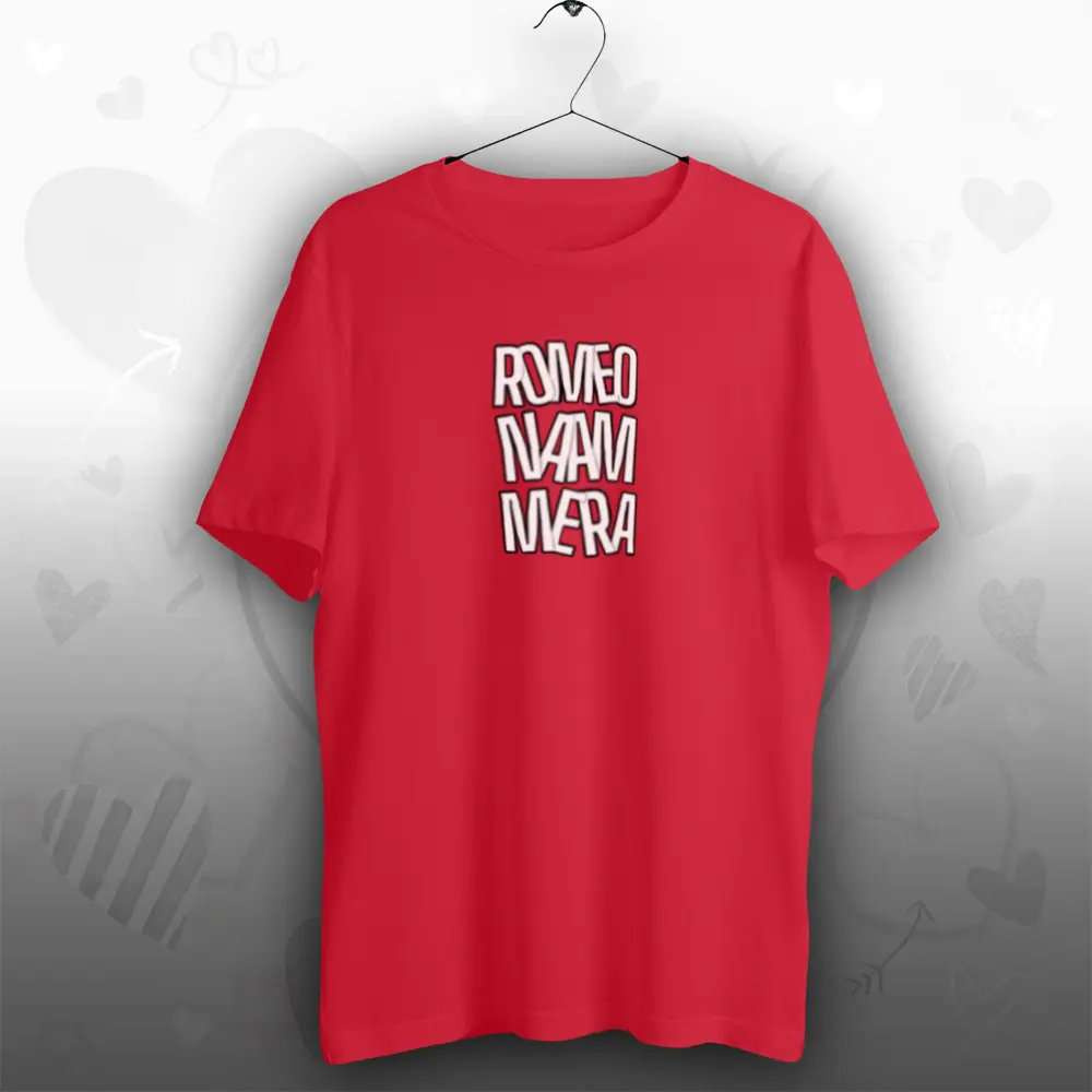 Romeo Naam Hai Mera T-shirt For Men