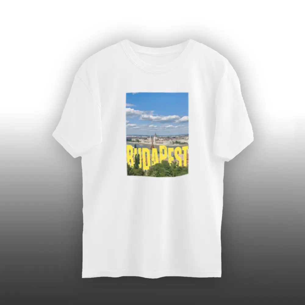 Budapest To You Unisex Oversize T-Shirt