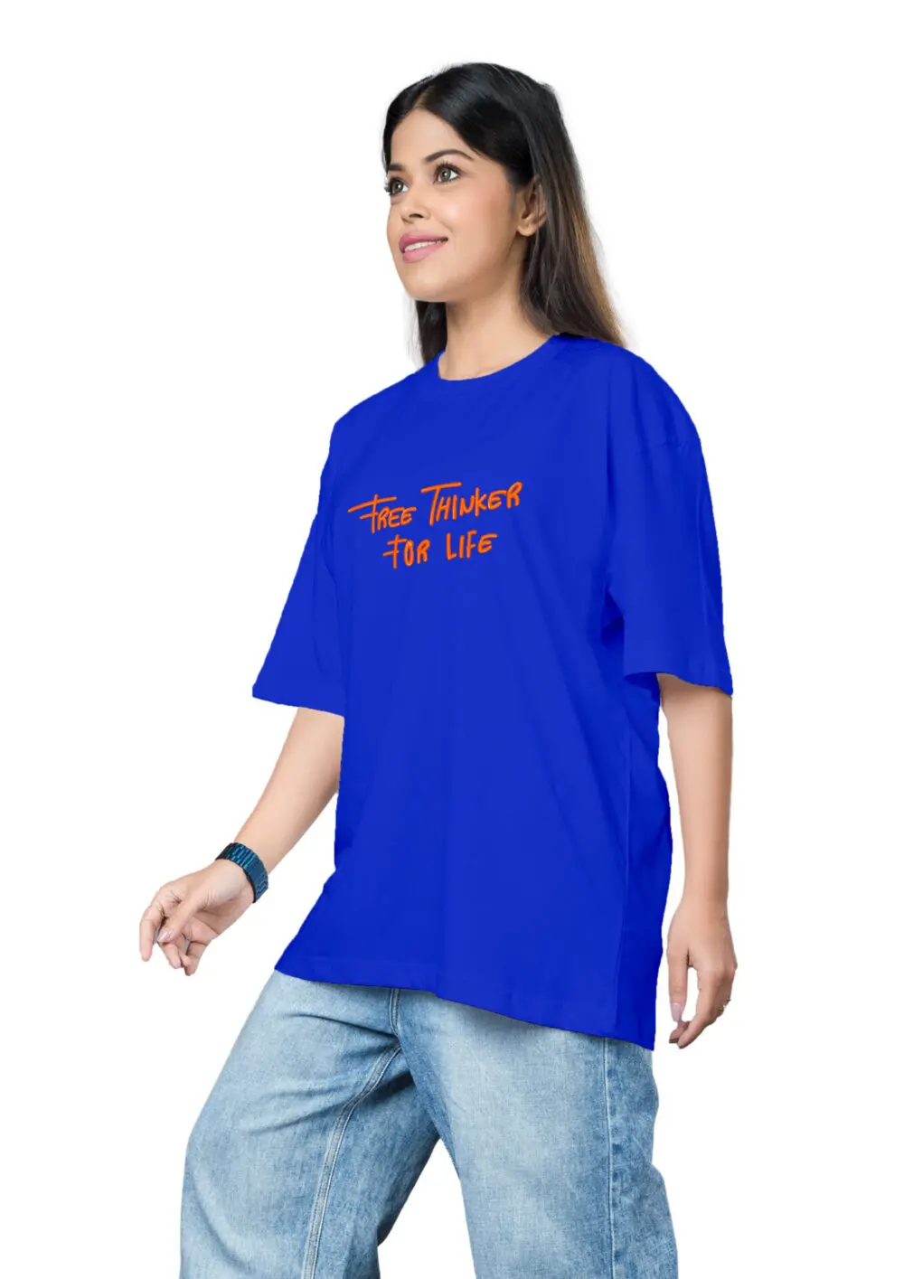 Free Thinker Oversize T-Shirt For Women - Image 2