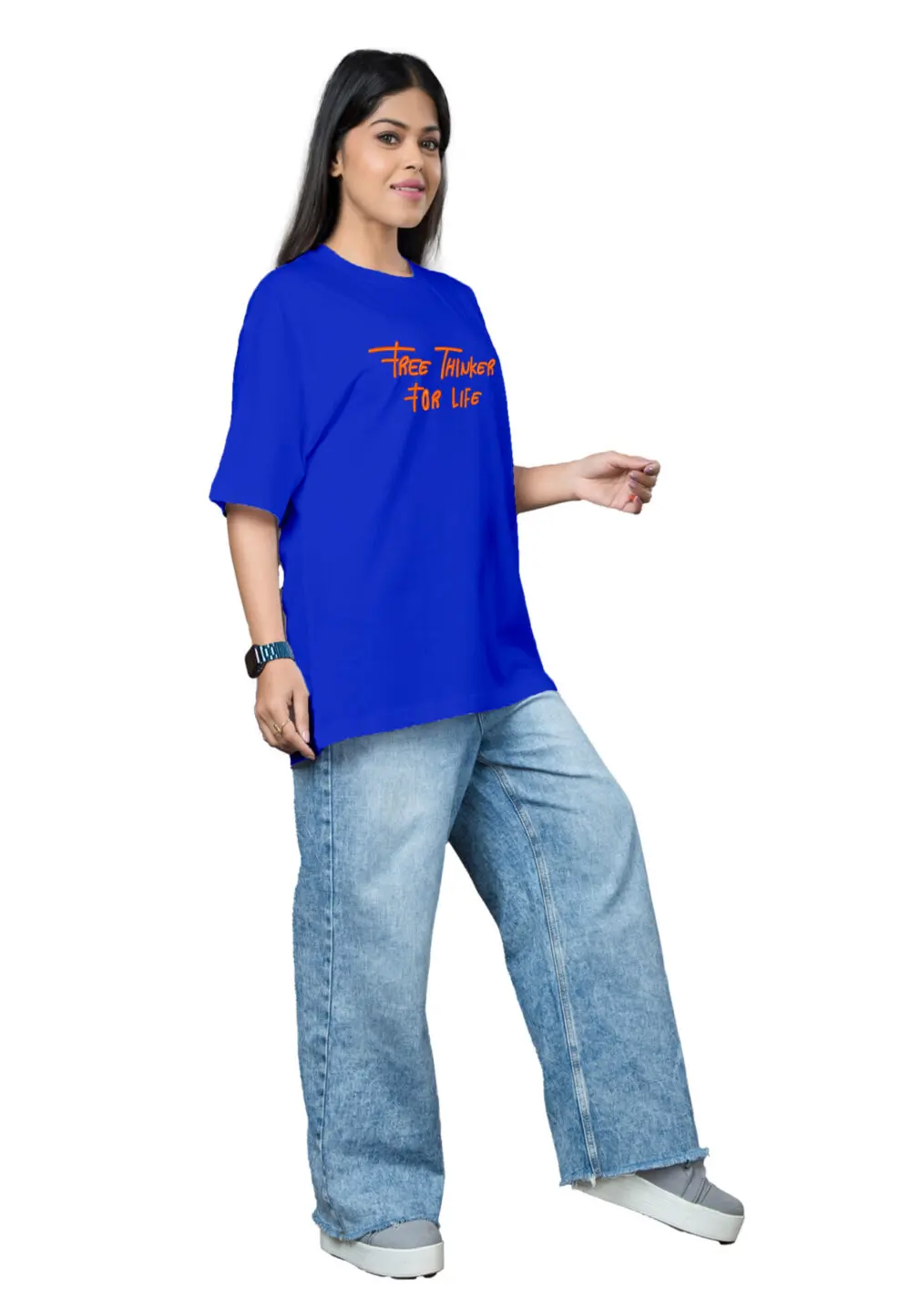 Free Thinker Oversize T-Shirt For Women - Image 3